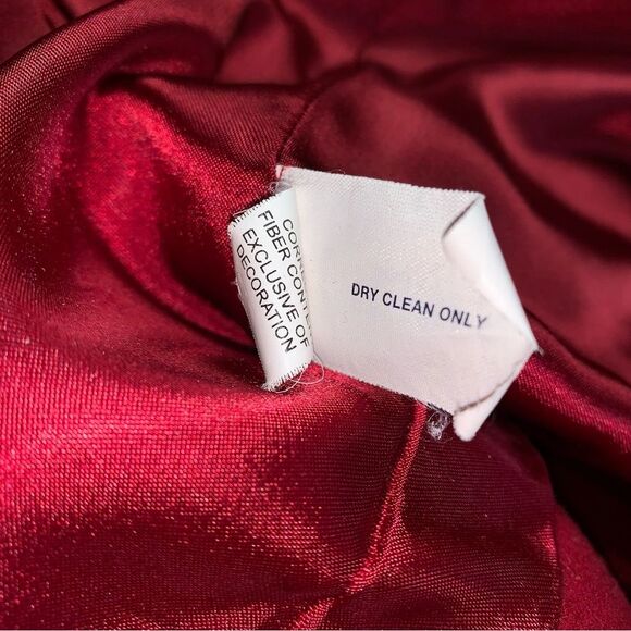 GAP Red Pea Coat Women’s Small Wool Parka Jacket Soft Preppy Classic Winter Warm - Picture 4 of 7